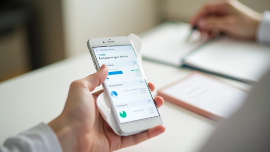 Smartphone showing digital envelope budgeting app interface with category spending limits and progress bars