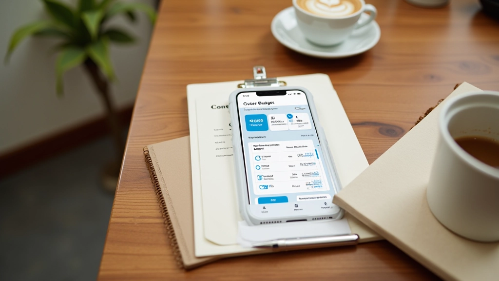 Digital budget tracking app on smartphone showing flexible envelope categories and balance adjustments