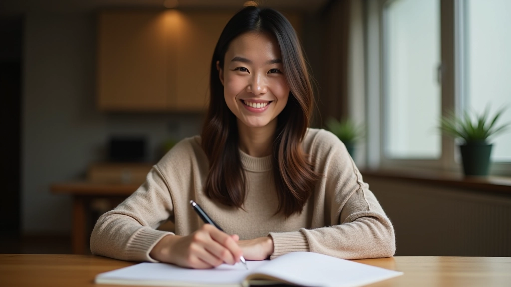 Person reviewing envelope budget at home desk with organized envelope system and notebook